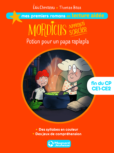MORDICUS APPRENTI SORCIER T1 : POTION POUR UN PAPA RAPLAPLA / LECTURE AIDEE