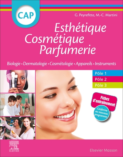 CAP ESTHETIQUE COSMETIQUE PARFUMERIE - BIOLOGIE - DERMATOLOGIE - TECHNOLOGIE DES PRODUITS COSMETIQUE