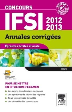 ANNALES CORRIGEES CONCOURS IFSI 2012-2013