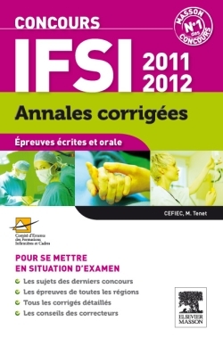 CONCOURS INFIRMIERS 2011/2012 - ANNALES CORRIGEES