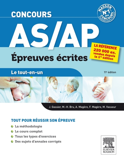 CONCOURS AS/AP EPREUVES ECRITES LE TOUT-EN-UN