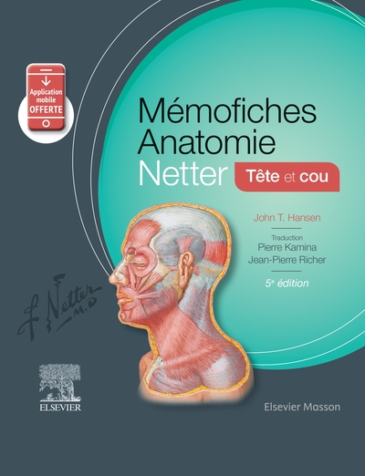 MEMOFICHES ANATOMIE NETTER - TETE ET COU