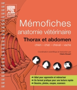 MEMOFICHES ANATOMIE VETERINAIRE - THORAX ET ABDOMEN