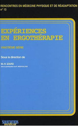 EXPERIENCES EN ERGOTHERAPIE 20EME SERIE