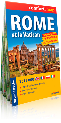 ROME ET LE VATICAN 1/15.000 (COMFORT !MAP, POCHE)