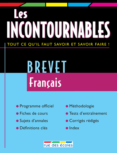 INCONTOURNABLES 2009 BREVET FRANCAIS (LES)