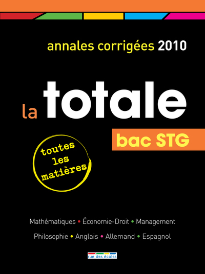 TOTALE 2010 BAC STG (LA)