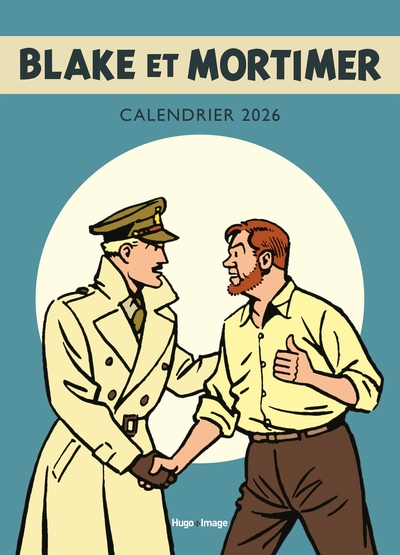 CALENDRIER MURAL BLAKE ET MORTIMER 2026