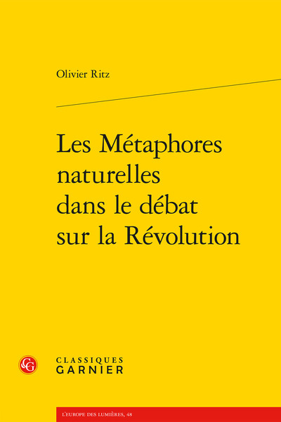 METAPHORES NATURELLES DANS LE DEBAT SUR LA REVOLUTION