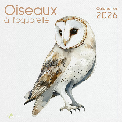 CALENDRIER OISEAUX A L´AQUARELLE 2026