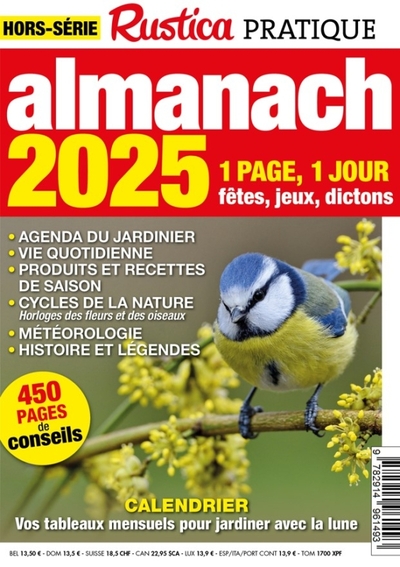 HORS SERIE RUSTICA PRATIQUE ALMANACH 2025