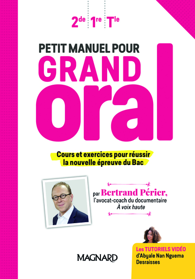 PETIT MANUEL POUR GRAND ORAL 2019 MANUEL ELEVE