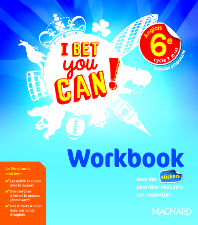 I BET YOU CAN, WORKBOOK 6E 2017