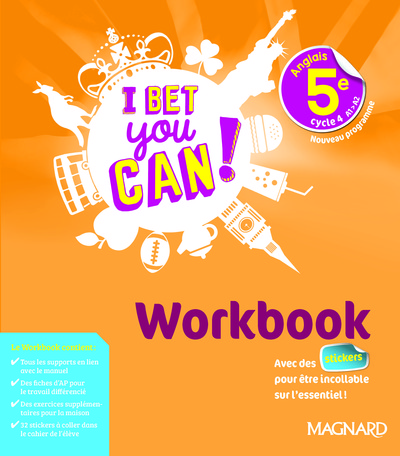 I BET YOU CAN ! 5E (2018) - WORKBOOK