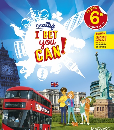 I REALLY BET YOU CAN! ANGLAIS 6E (2021) - MANUEL ELEVE