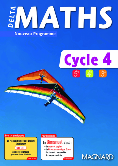 DELTA MATHS CYCLE 4 ELEVE BIMANUEL 2017