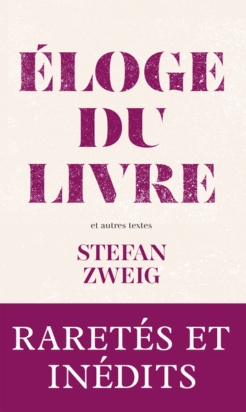 ELOGE DU LIVRE - ET AUTRES TEXTES