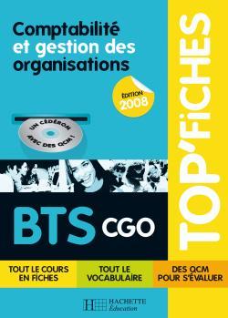 TOP´FICHES COMPTABILITE ET GESTION DES ORGANISATIONS BTS CGO