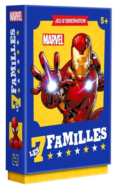 MARVEL - JEU DE CARTES - 7 FAMILLES