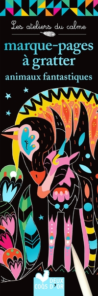 MARQUE-PAGES A GRATTER ANIMAUX FANTASTIQUES