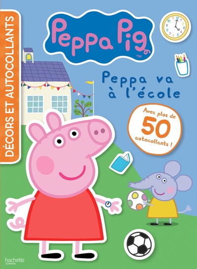 PEPPA PIG-DECORS ET AUTOCOLLANTS -L´ECOLE