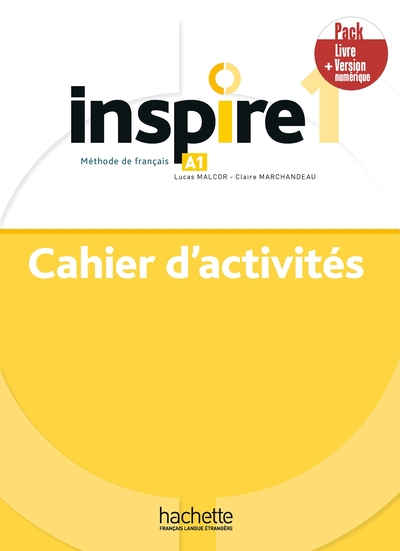 INSPIRE 1 - PACK CAHIER + VERSION NUMERIQUE