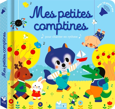 MES PETITES COMPTINES - LIVRE AVEC PUCES SONORES