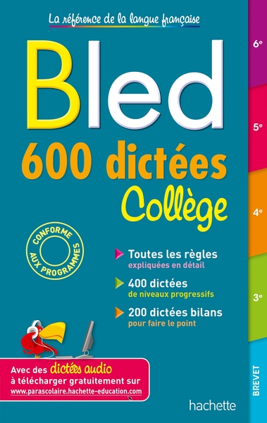 BLED 600 DICTEES COLLEGE