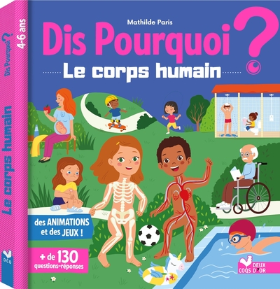 DIS POURQUOI LE CORPS HUMAIN - LIVRE AVEC ANIMATIONS