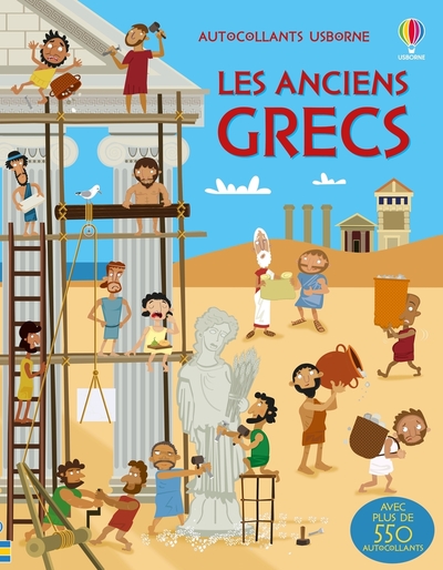 LES ANCIENS GRECS - AUTOCOLLANTS USBORNE - DES 5 ANS