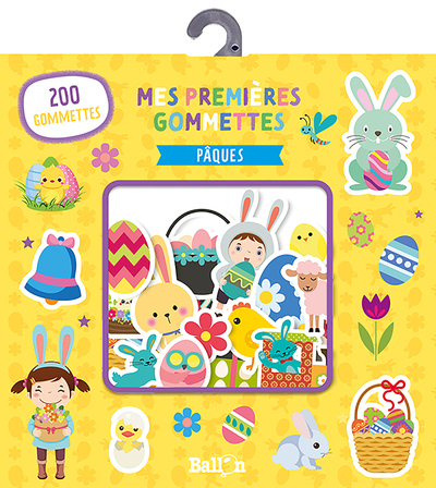 POCHETTE A GOMMETTES - PAQUES
