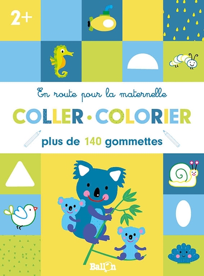 COLLER ET COLORIER 2+