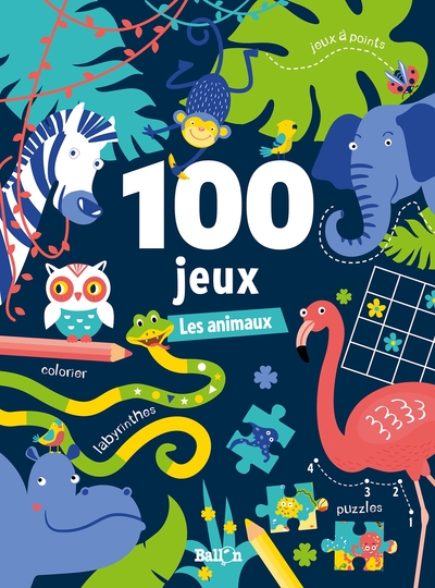 100 JEUX MINI - LES ANIMAUX