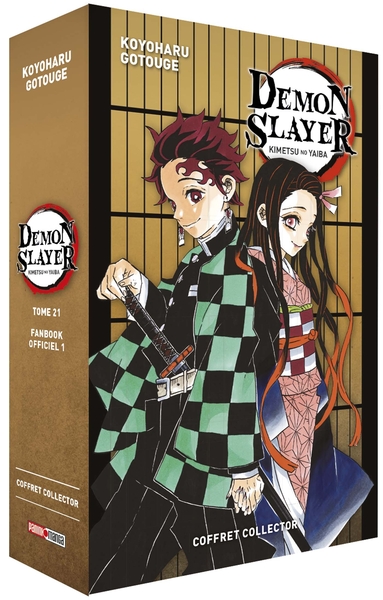 COFFRET DEMON SLAYER T21 + FANBOOK N 01