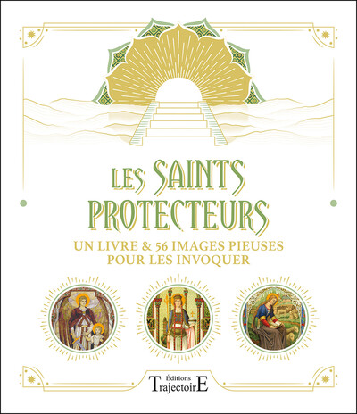 SAINTS PROTECTEURS - UN LIVRE & 56 IMAGES PIEUSES POUR LES INVOQUER - COFFRET