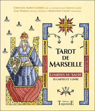 TAROT DE MARSEILLE - LUMIERES DU SACRE - COFFRET