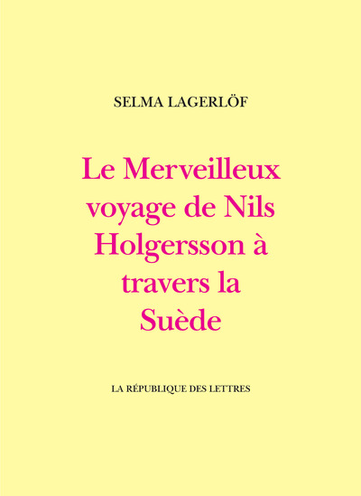 MERVEILLEUX VOYAGE DE NILS HOLGERSSON A TRAVERS LA SUEDE