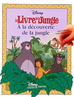 LIVRE JUNGLE,DECOUV.JUNGLE-AUTOCOLL