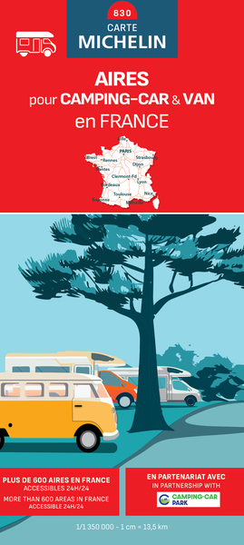 CARTE NATIONALE AIRES POUR CAMPING-CAR & VAN EN FRANCE
