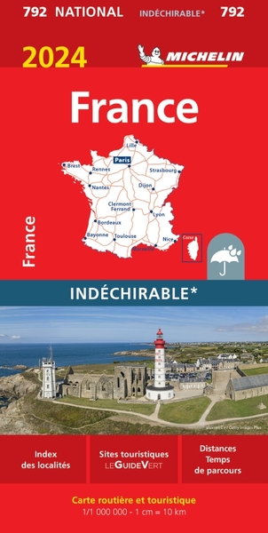 792-CARTE NATIONALE FRANCE 2024 - INDECHIRABLE