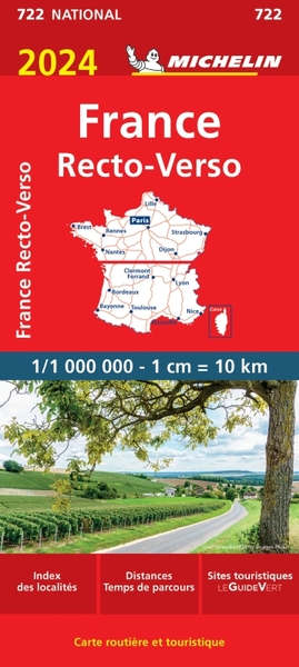 722-CARTE NATIONALE FRANCE - RECTO-VERSO 2024
