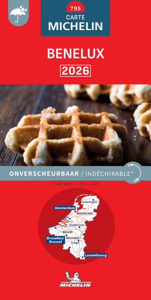 CARTE NATIONALE BENELUX 2026 - INDECHIRABLE