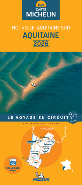 CARTE REGIONALE AQUITAINE 2026 - NOUVELLE-AQUITAINE SUD