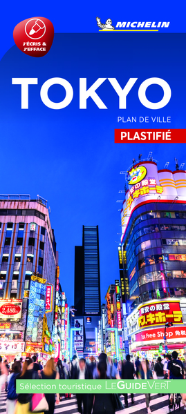 TOKYO - PLAN DE VILLE PLASTIFIE