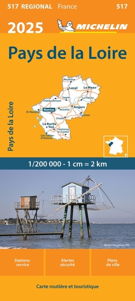 517 CARTE REGIONALE PAYS DE LA LOIRE 2025