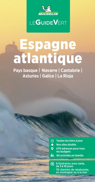 GUIDE VERT ESPAGNE ATLANTIQUE - PAYS BASQUE / NAVARRE / CANTABRIE / ASTURIES / GALICE / LA RIOJA