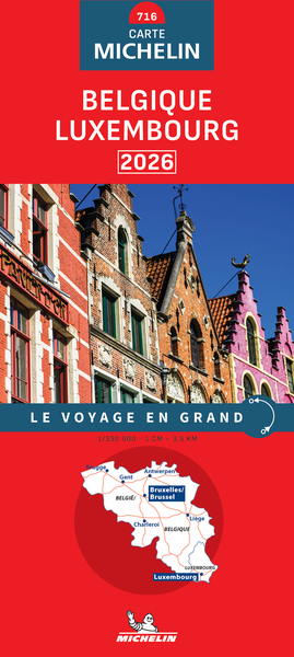 CARTE NATIONALE BELGIQUE, LUXEMBOURG 2026