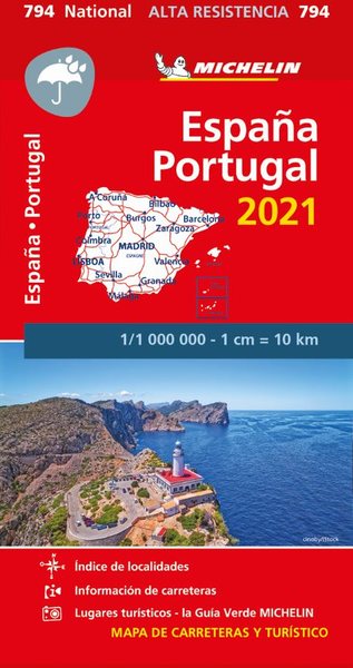 CN 794 ESPANA, PORTUGAL 2021 - PAPEL ALTA RESISTENCIA / ESPAGNE, PORTUGAL 2021 - INDECHIRABLE