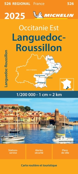 526 CARTE REGIONALE LANGUEDOC-ROUSSILLON 2025