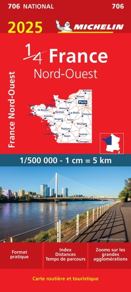 706 CARTE NATIONALE FRANCE NORD-OUEST 2025